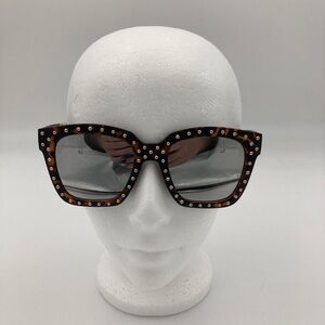 Tortoise Shell Studded Sunglasses